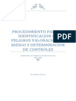 PRC-SST-002 Procedimiento para La Identificación de Peligros, Valoración de Riesgos