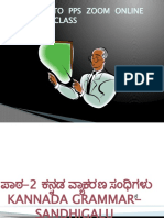 WELCOME ZOOM ONLINE Kannada - PP TX