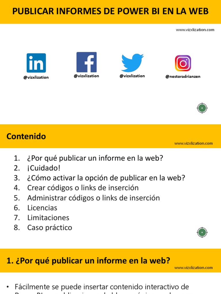 Publicar Informes de Power BI en La Web | PDF