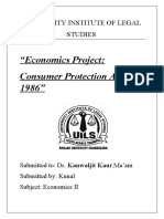 Economics Project 4th Sem
