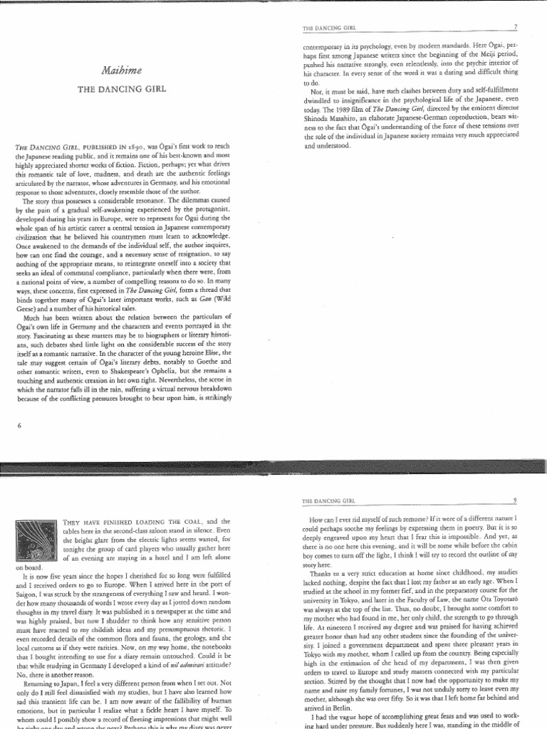 The Dancing Girl PDF