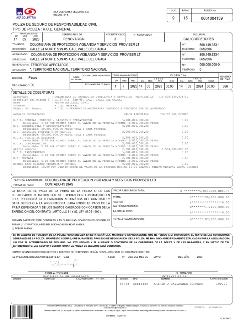 3 - Rce General | PDF | Daños y perjuicios | Seguro