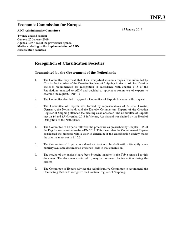 Recognition of Croatian Shipping Register | PDF | Iso 9000 ...