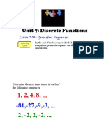 Geometric Sequences - Blank