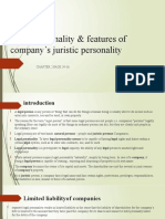 Lecture 3 Legal Personality of A Company.2023