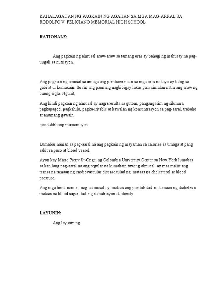 RATIONALE | PDF