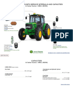Filter Overview With Service Intervals and Capacities: 6J Series Tractors - 6100J (-002165)