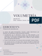 Ejercicio 6 - Volumetría