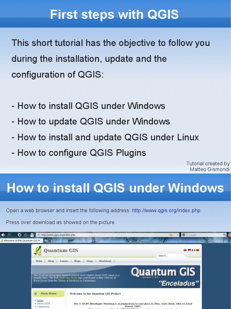 Qgis tutorial pdf