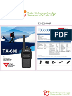 TX-600 Brochure