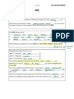 PULMONARY - ABG Student Handout