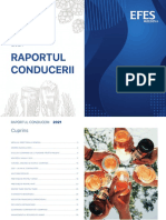 Raport Conducerii EFES Moldova 2021