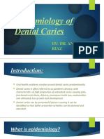 Epidemiology of Dental Caries