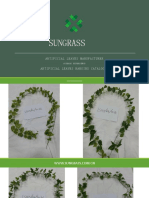 SUNGRASS Catalogues of Artificial Leaves Hanger - 2022