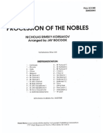 Procesion of de Nobles - n.r. Korsakov -Arreglo Jay Bocook