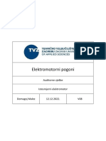 Elektromotorni Pogoni - Auditorne Vježbe - V08
