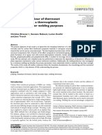 Co-Curing Behaviour of Thermoset Composites With A Thermoplastic Boundary Layer For Welding Purposes