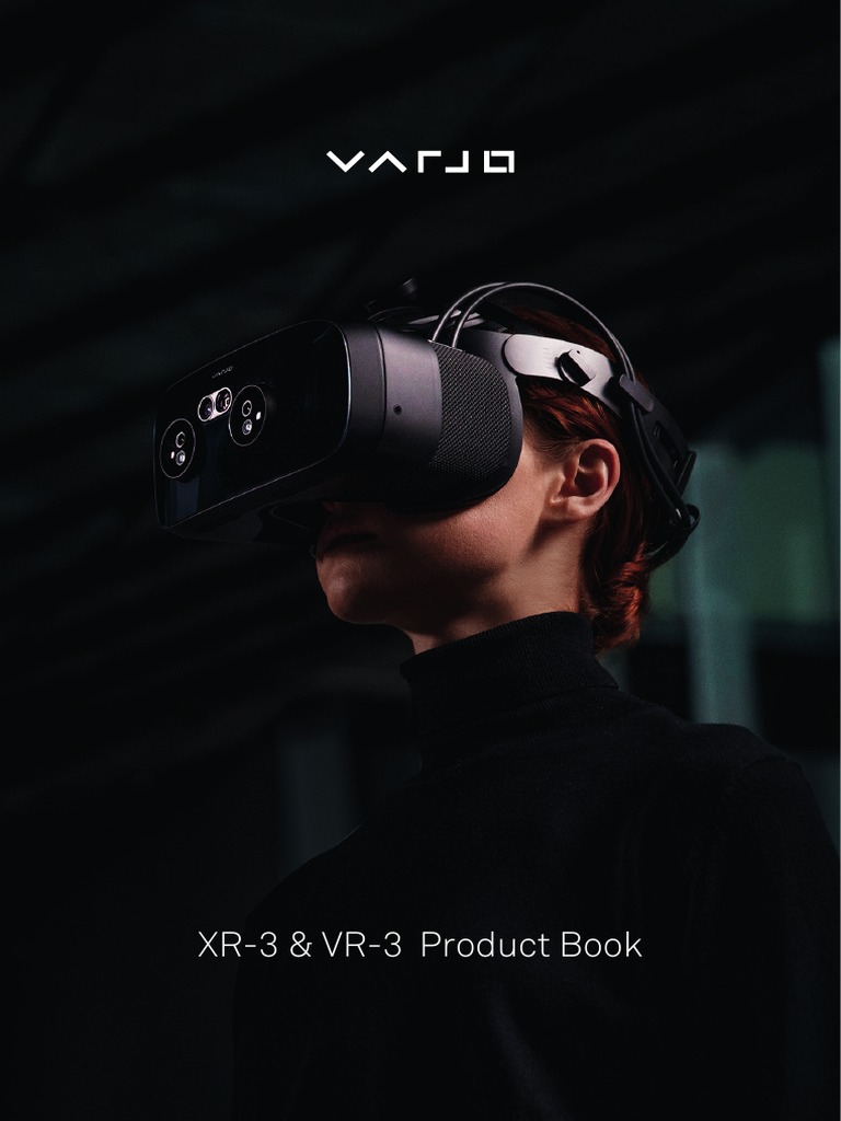 Varjo XR 3 VR3 Datasheet PDF Virtual Reality Usb