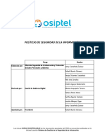 Políticas de Seguridad de La Información