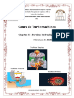 Chapitre III Turbines Hydrauliques (cours+TD)