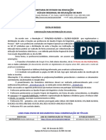 Edital 89 - 2023 - Conv para Distribuição de Aulas - Irati - 05052023