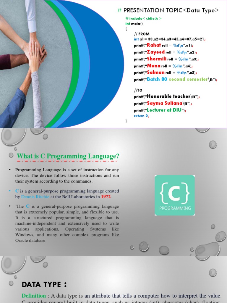 CSE Presentation | PDF | Pointer (Computer Programming) | Data Type