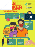 Pakai Masker Bukan Untuk Yg Sakit Saja-15x21 CM