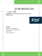 Modelo de Redação + Dicas + Conectivos + Citações Coringa