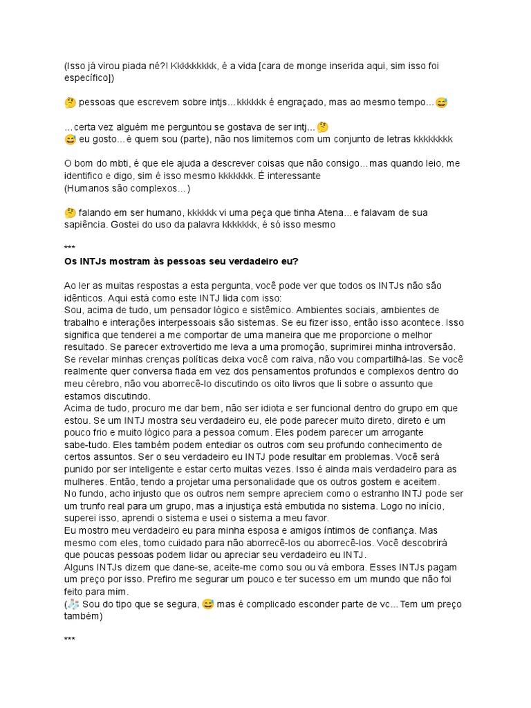 INTJ | PDF