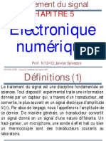 Traitement Du Signal - Chapitre 5-Electronique Numerique