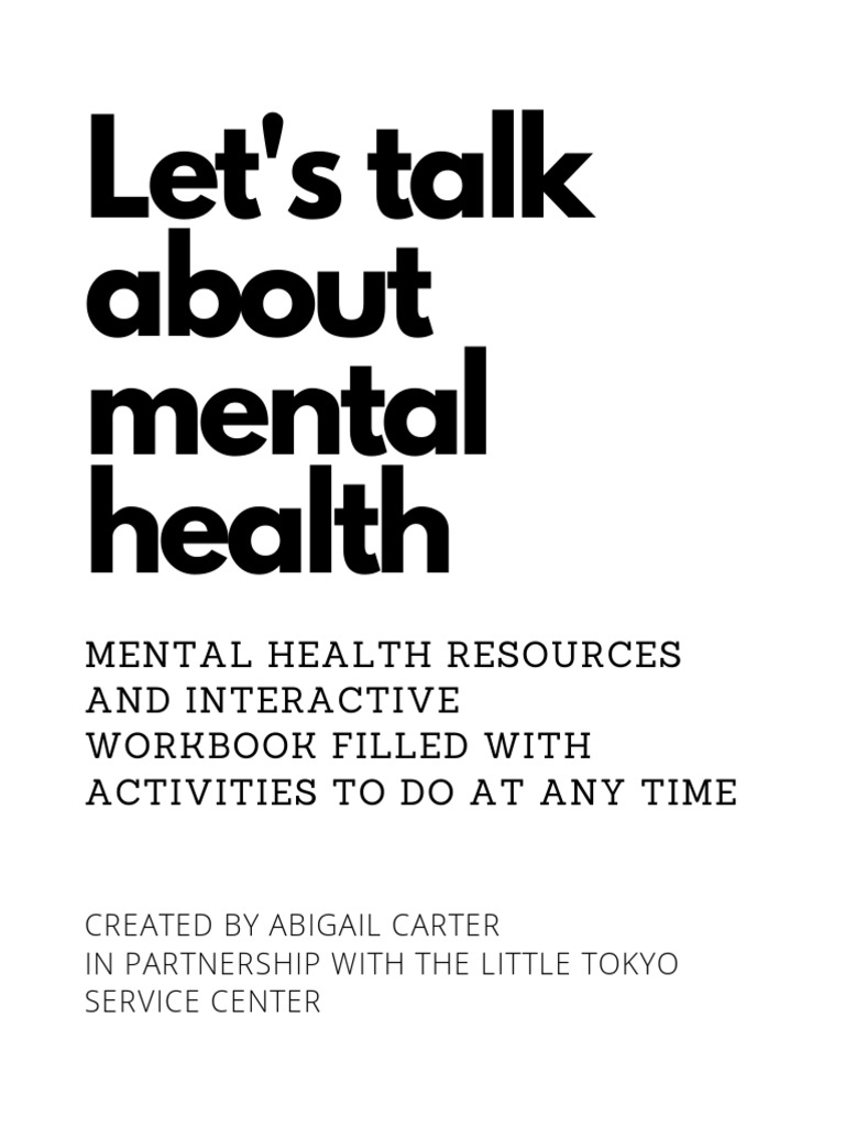 Mental Health Wellness Workbook PDF Feeling Happiness