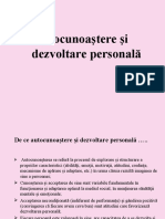 Autocunoastere Si Dezvoltare Personala