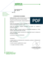 Ultrasonido de Hombro: Hombro Derecho La Cabeza Humeral Muestra Un Contorno Ecogenico Nítido Definido