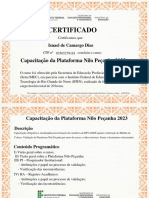 Certificado PNP 2023