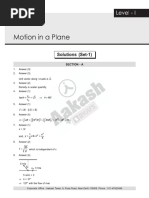 Motion in a Plane Formula Sheet Class11 | PDF