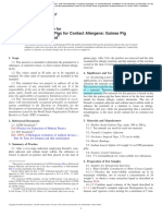 F720-17 Standard Practice For Testing Guinea Pigs For Contact Allergens - Guinea Pig Maximization Test