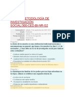 Comparto 'Examen Metodologia de La Investigacion Social