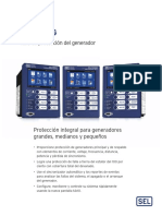 Utility Protection Relay (UPR) o Rele de Proteccion de Generador A7 - 700G - PF00211-Spa-web