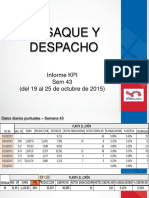 Sem43. KPI - Informe Ensaque Despacho