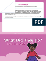 T L 10139 What Did They Do Find The Verb Powerpoint - Ver - 5