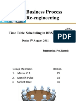BPR-Time Table Scheduling-6th Aug 2011