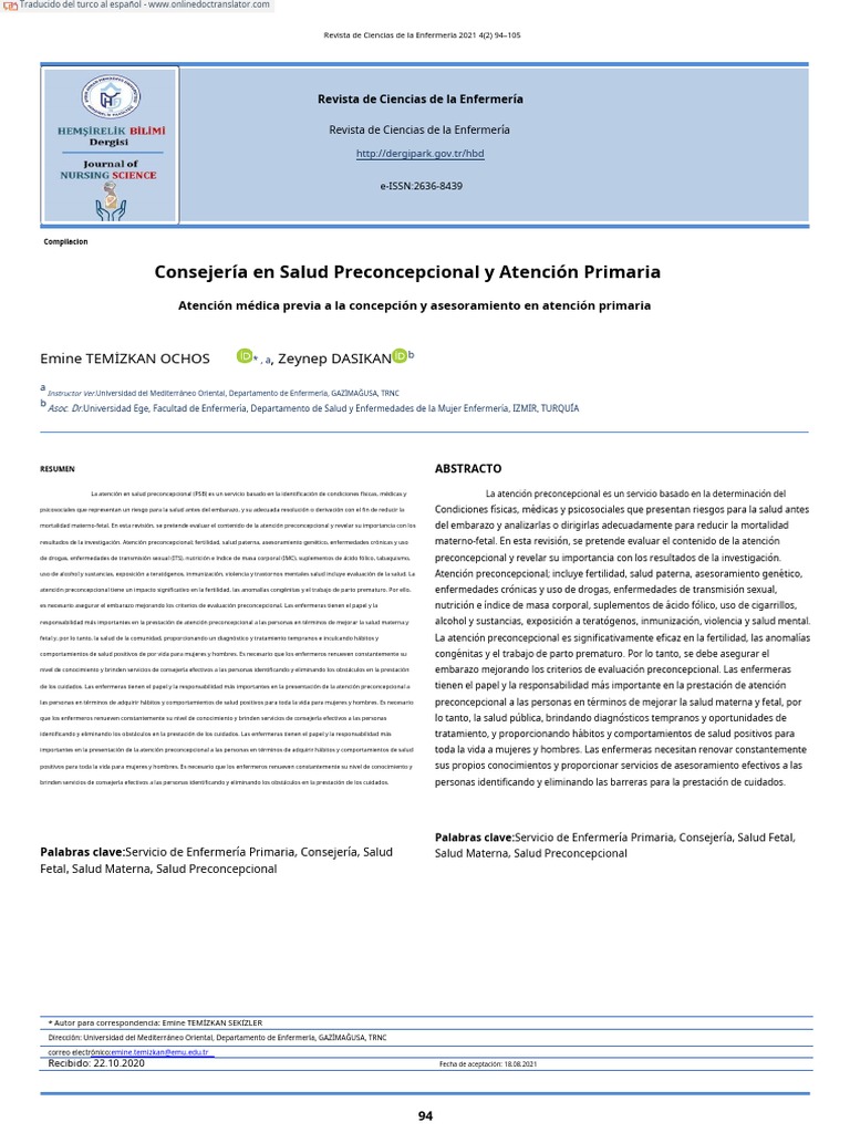 6 (Habla Sobre Coerción Reproductiva) PDF El embarazo Salud maternal