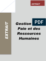 Gestion de La Paie Et Des Ressources Humaines: Extrait Extrait Extrait