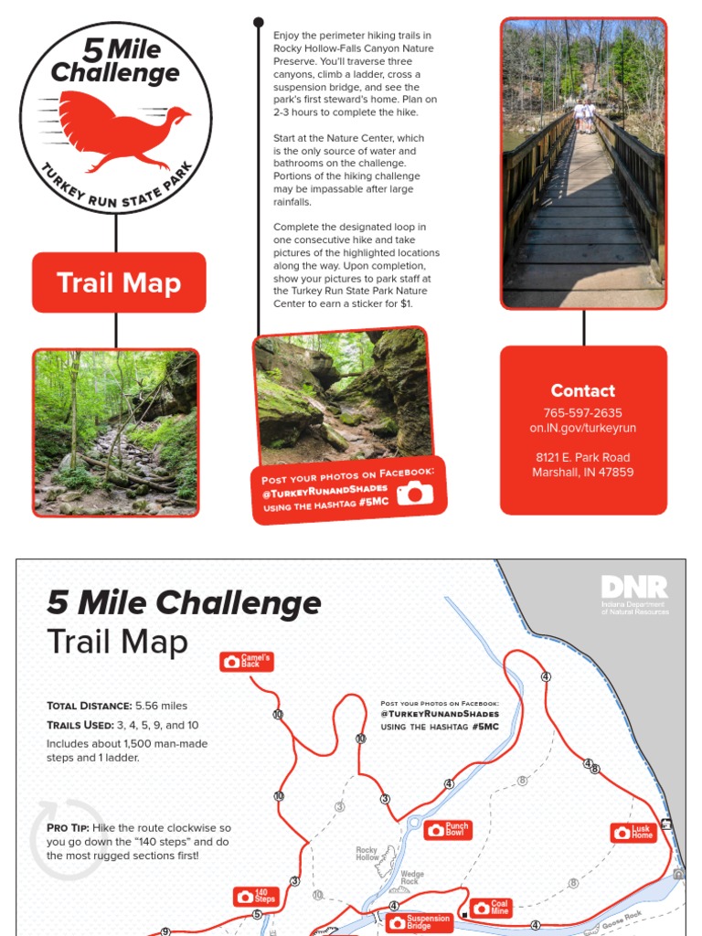 Turkey Run 5 Mile Challenge Brochure | PDF