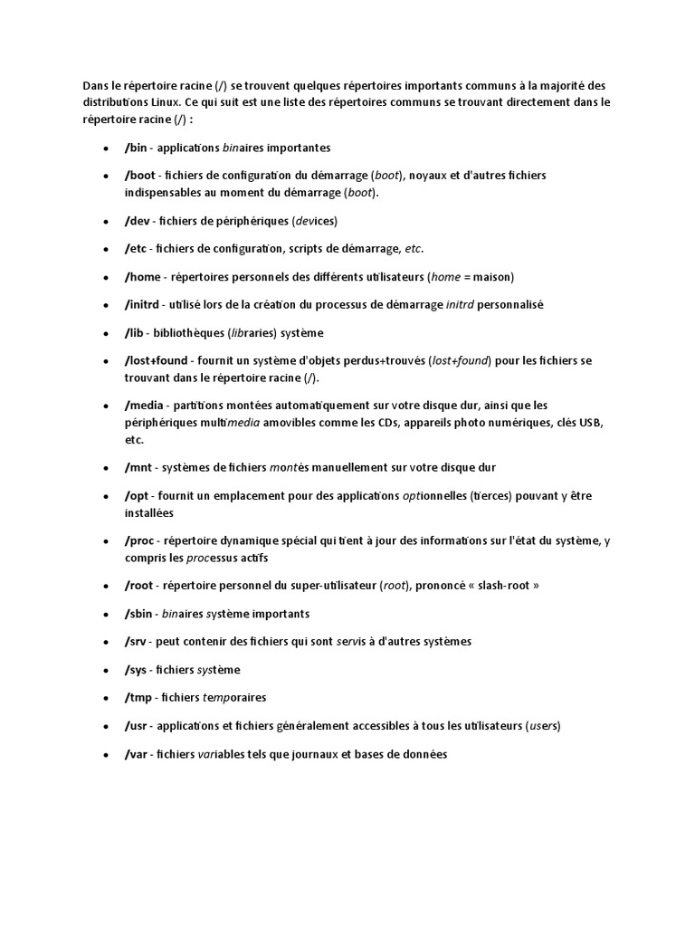 Linux Commande