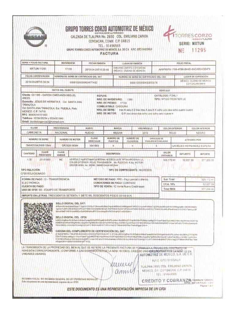 Grupo Torres Corzo Automotriz de México PDF