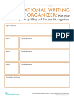 Informational Writing Graphic Organiser