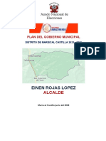 Plan de Gobierno Mariscal Castilla