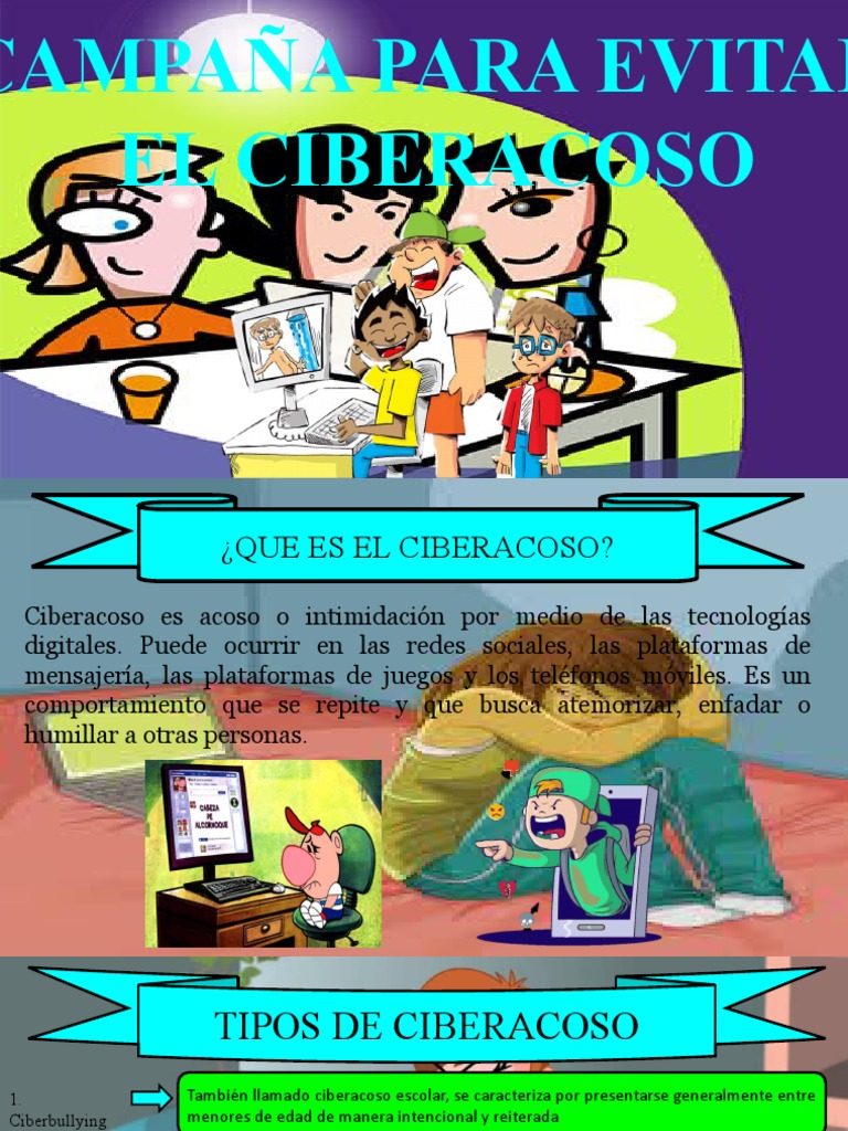 El Ciberacoso Trabajo Grupal | PDF | Acoso cibernético | Agresión