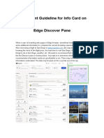 Guideline To Judge Edge Discover Info Card